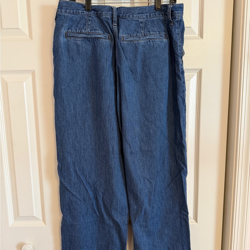 Madewell Straight Leg Blue Jeans - Picture 3 of 4